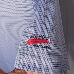 CB DryTec Lady Bird Golf Course Golf Polo Wicking Breathable Men Lt Blue LG